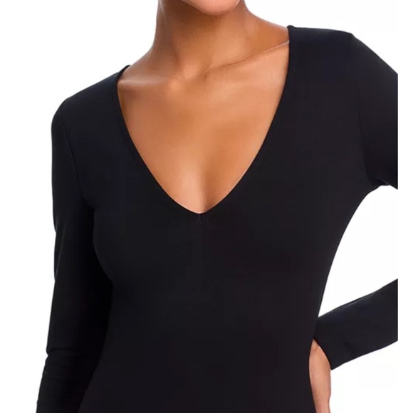 AQUA Body‎ on Midi Dress V Neck Long Sleeve  XS - Picture 5 of 11